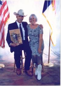 Hugh and Billie with Hugh's Founders Award