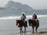 Billie and Hugh on holiday!