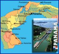 Panama Canal Map